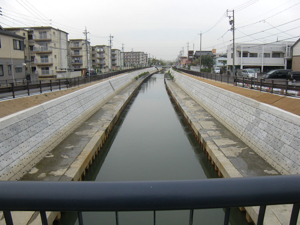 尾張建設事務所緊急防災対策河川工事