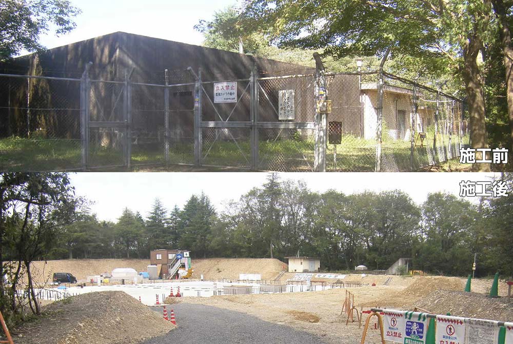 虎渓山配水池工事